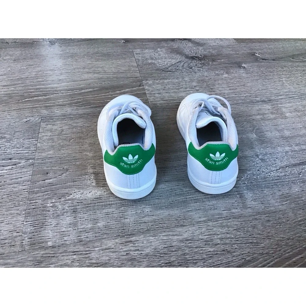 Adidas Stan Smith Toddler 9K White Lace Up Sneakers JP9723 Shoes